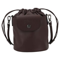 Longchamp Bucket Bag — Brown