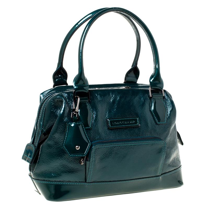 sac longchamp vernis noir legende