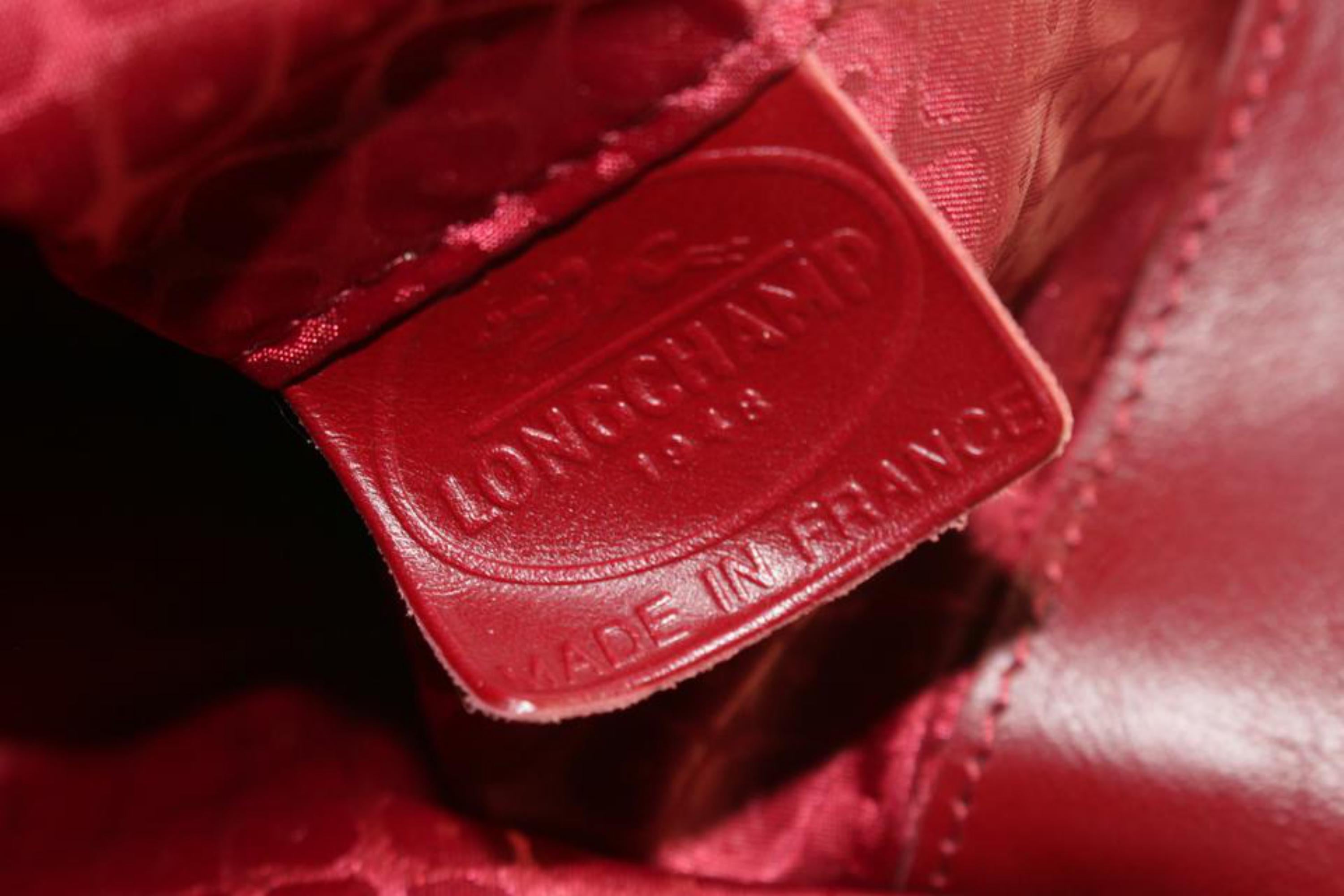 dark red tote bag