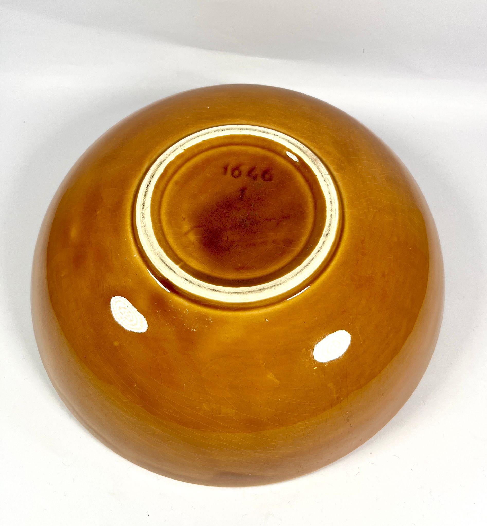 Service de vaisselle en faïence de Longchamps avec motif de feuilles noires - années 1970 en vente 9