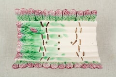 Ensemble d'assiettes et de service Longchamp French Majolica Asparagus 10