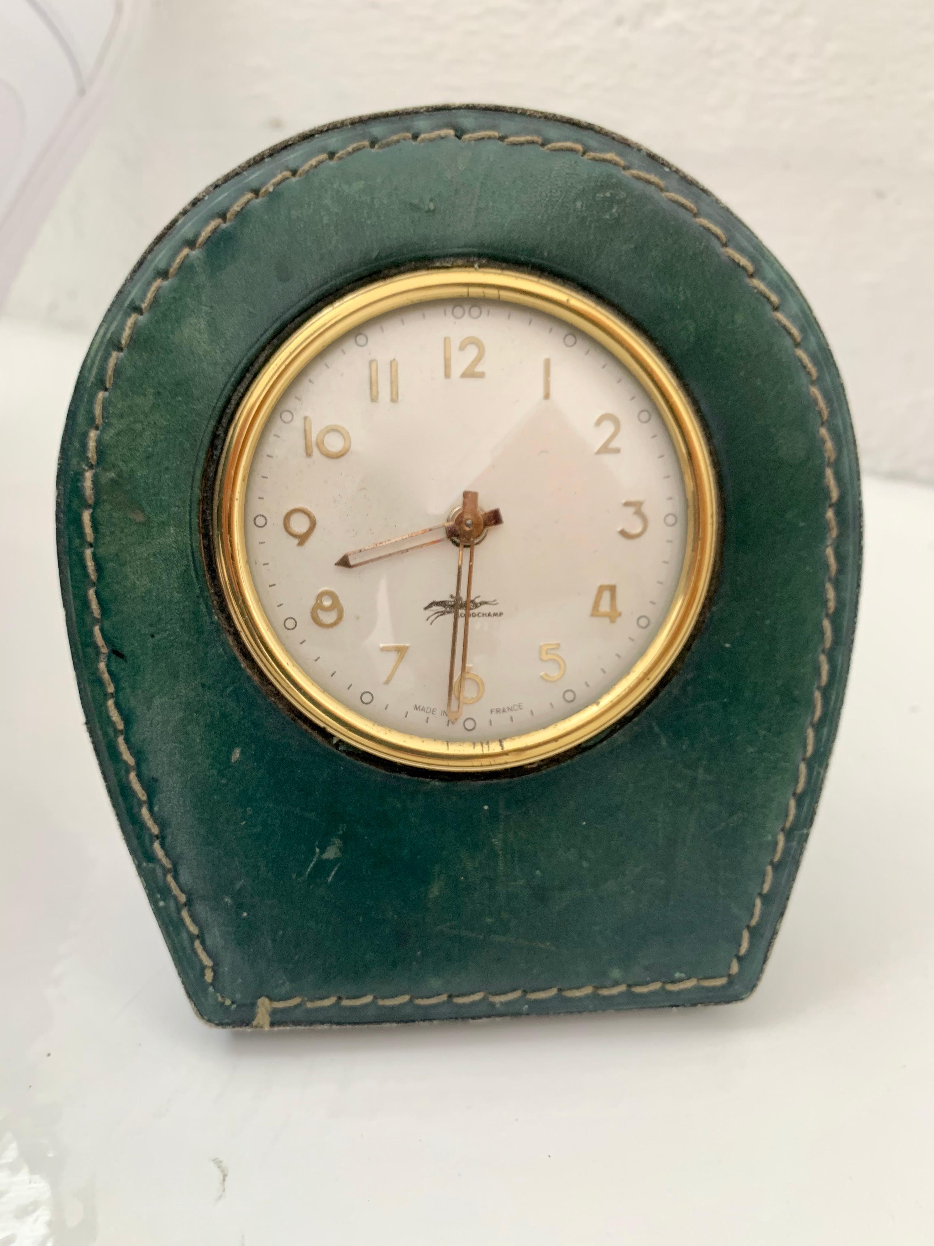 Longchamp Leather Clock 4