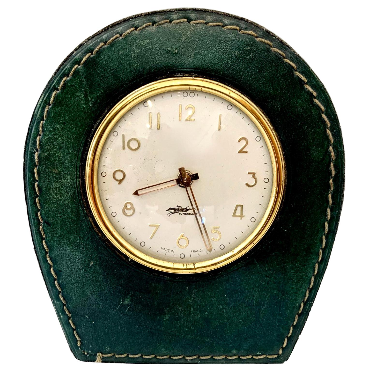 Longchamp Leather Clock