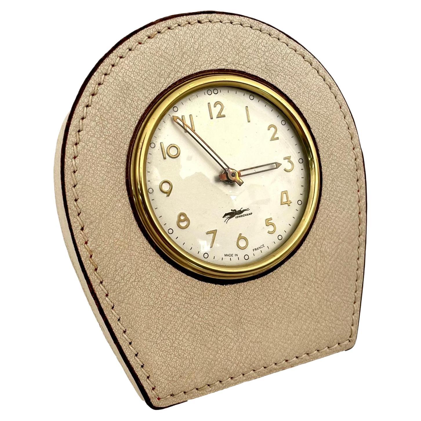 Longchamp Leather Clock