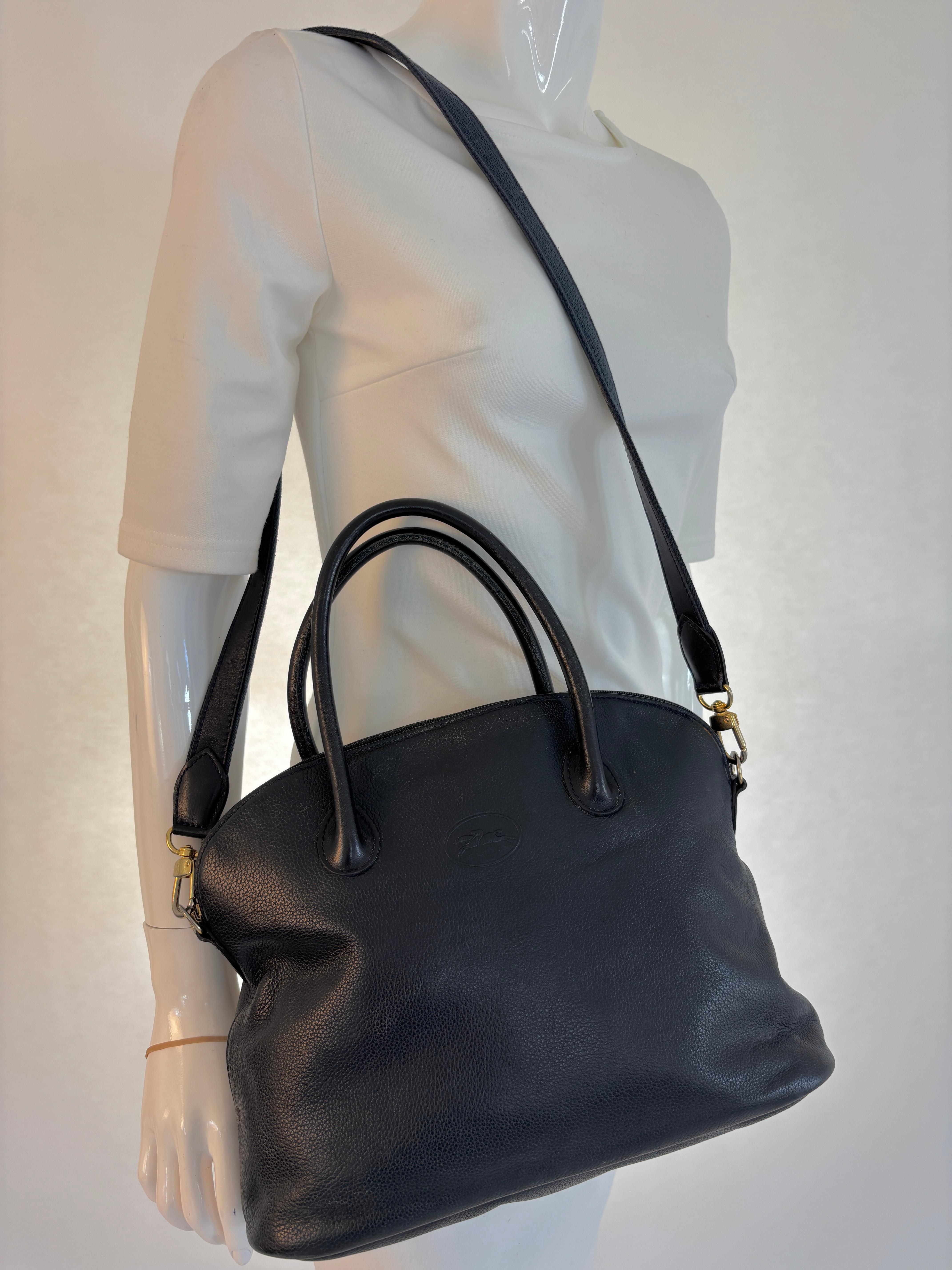 Longchamp Leather Handbag Made in France 9