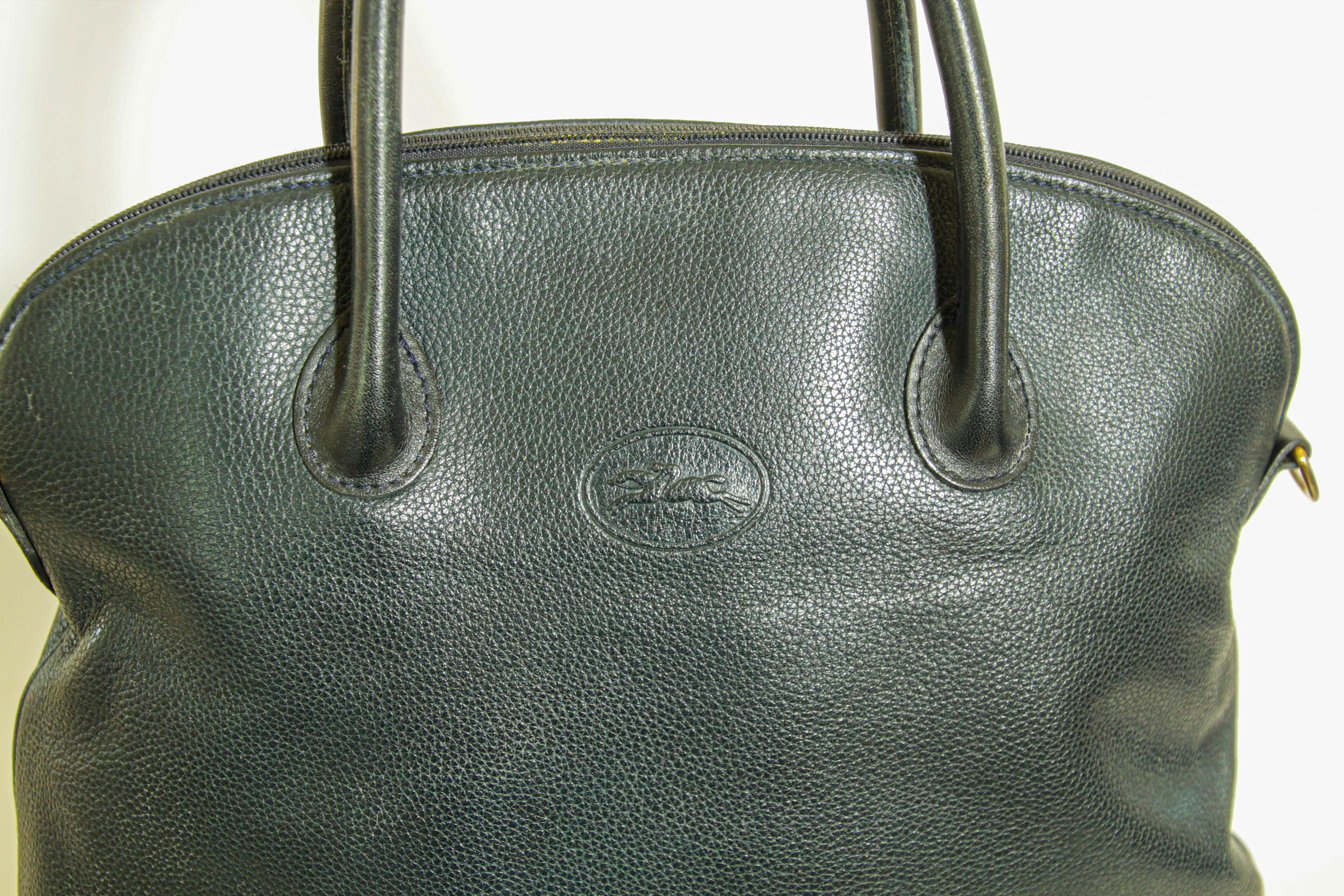 Longchamp Leather Handbag Made in France 4