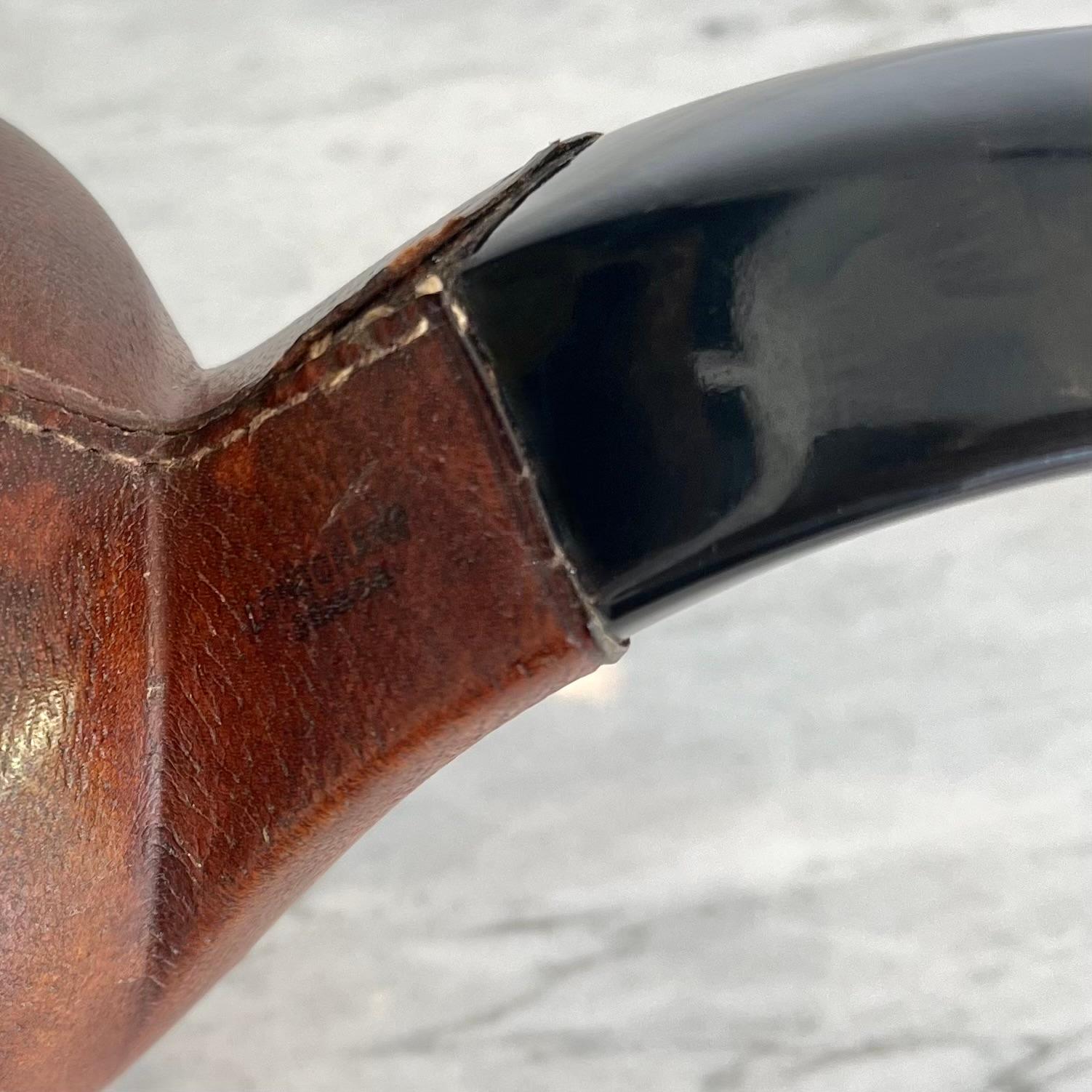 Longchamp Leather Pipe Cigarette Dispenser, 1960s France For Sale 5