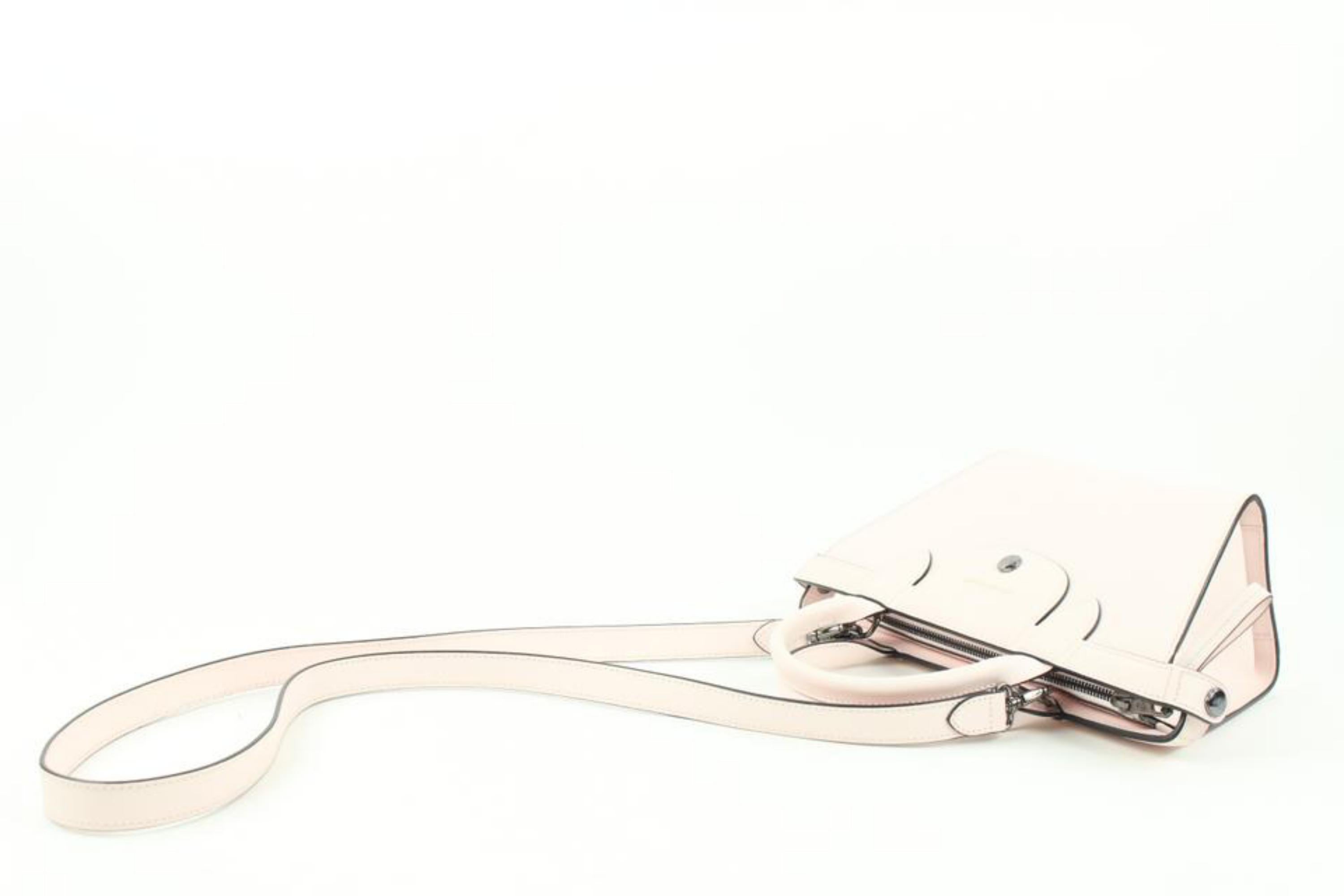 Longchamp Extra kleine Le Pliage 2way Tote Bag aus hellrosa Leder 11lc113 (Beige)
