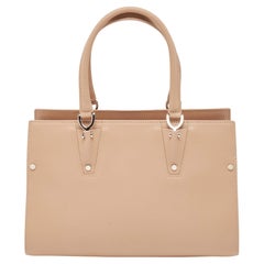 Longchamp Light Pink Leather Paris Premiere Tote