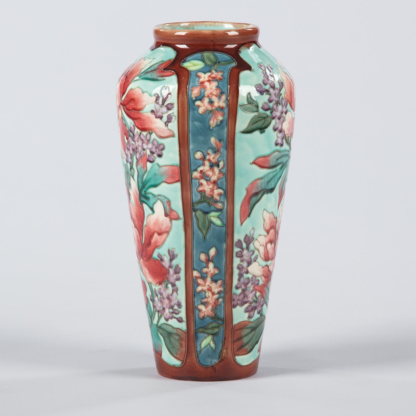 20th Century Longchamp Majolica Ceramic Vase, 1900s