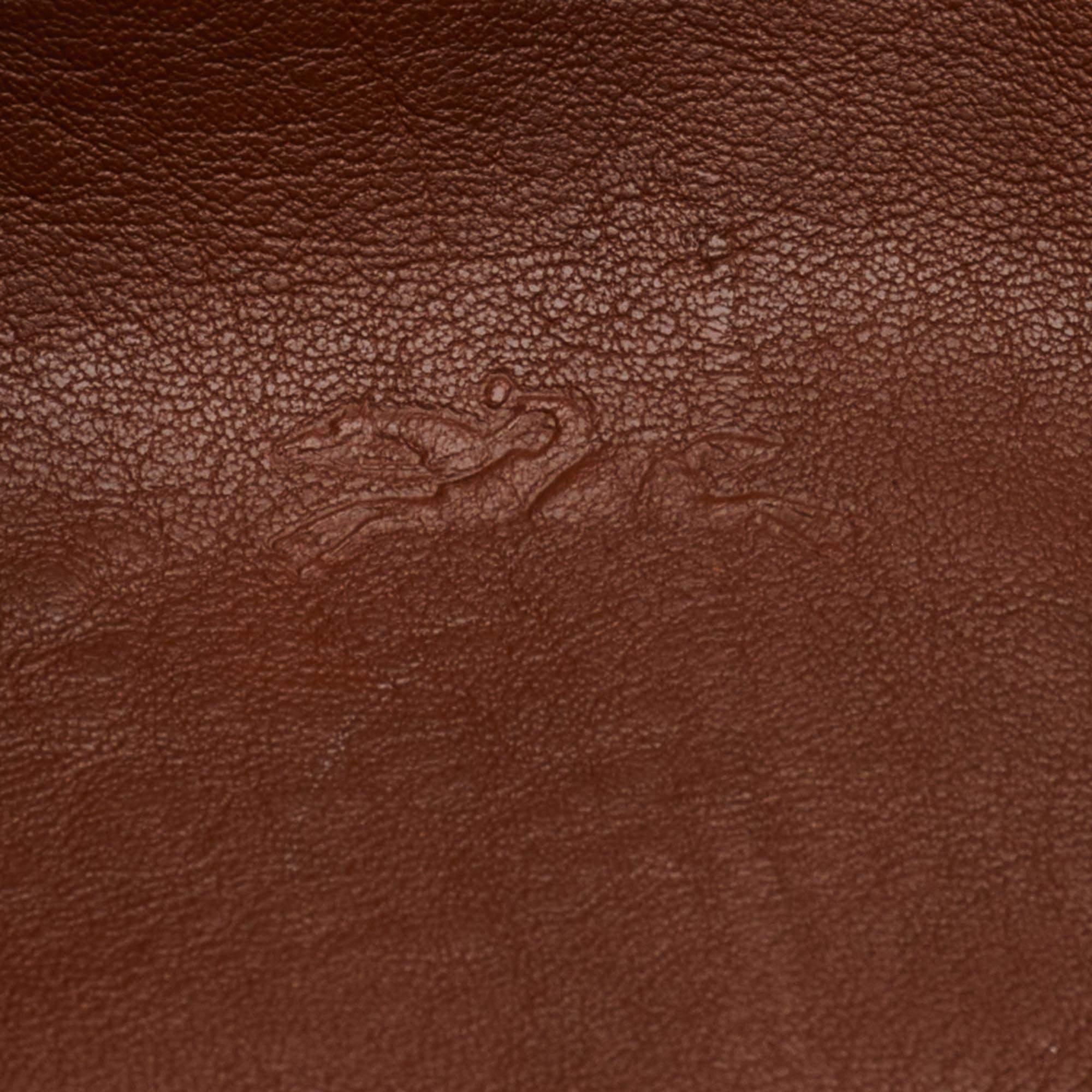 Longchamp Mustard Leather Large 3d Shopper Tote 6