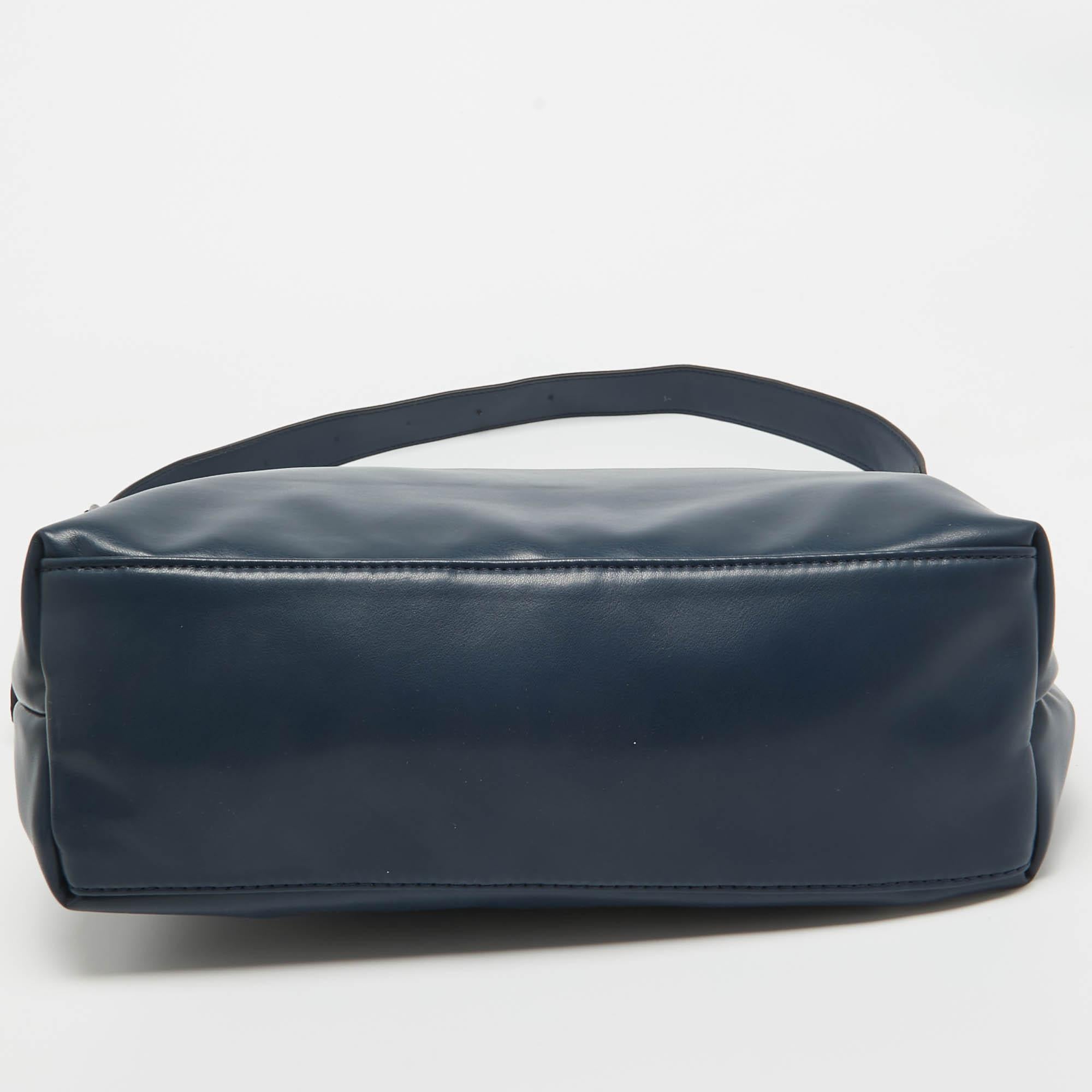 Longchamp Navy Blue Leather Le Pliage Xtra Shoulder Bag 1