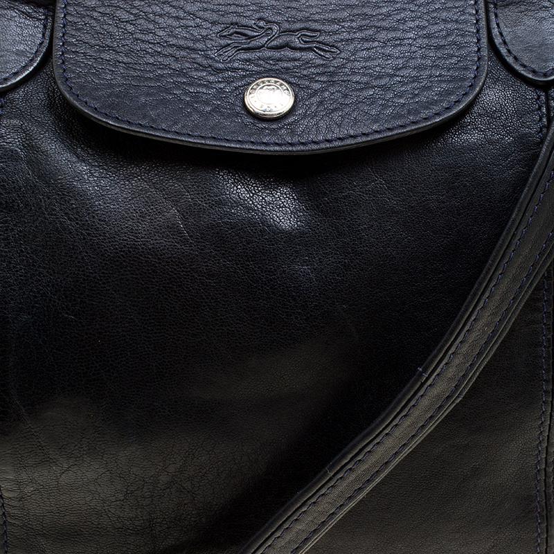 navy blue longchamp bag