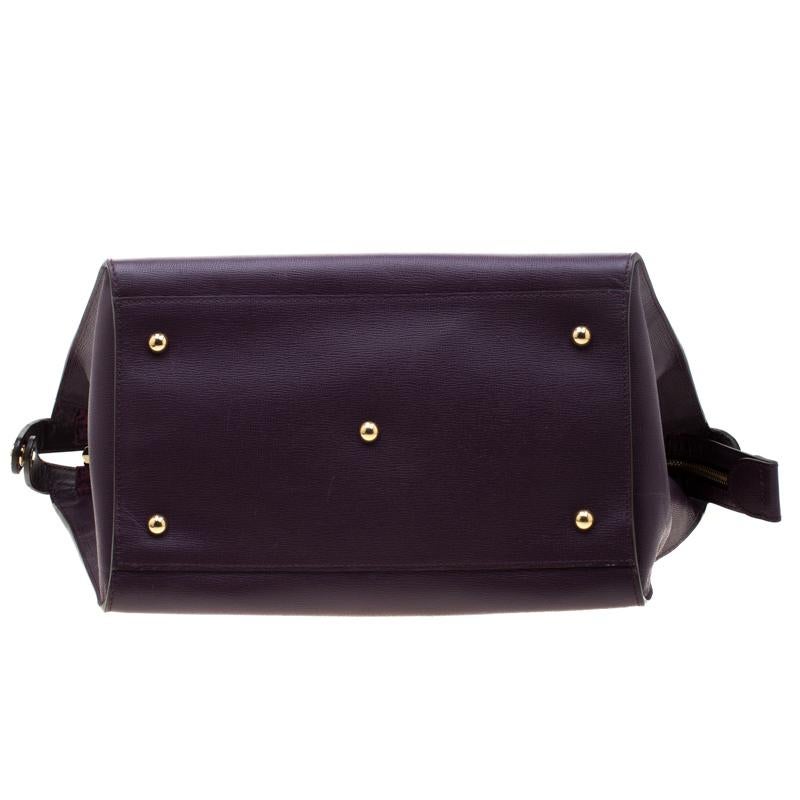 longchamp purple tote bag