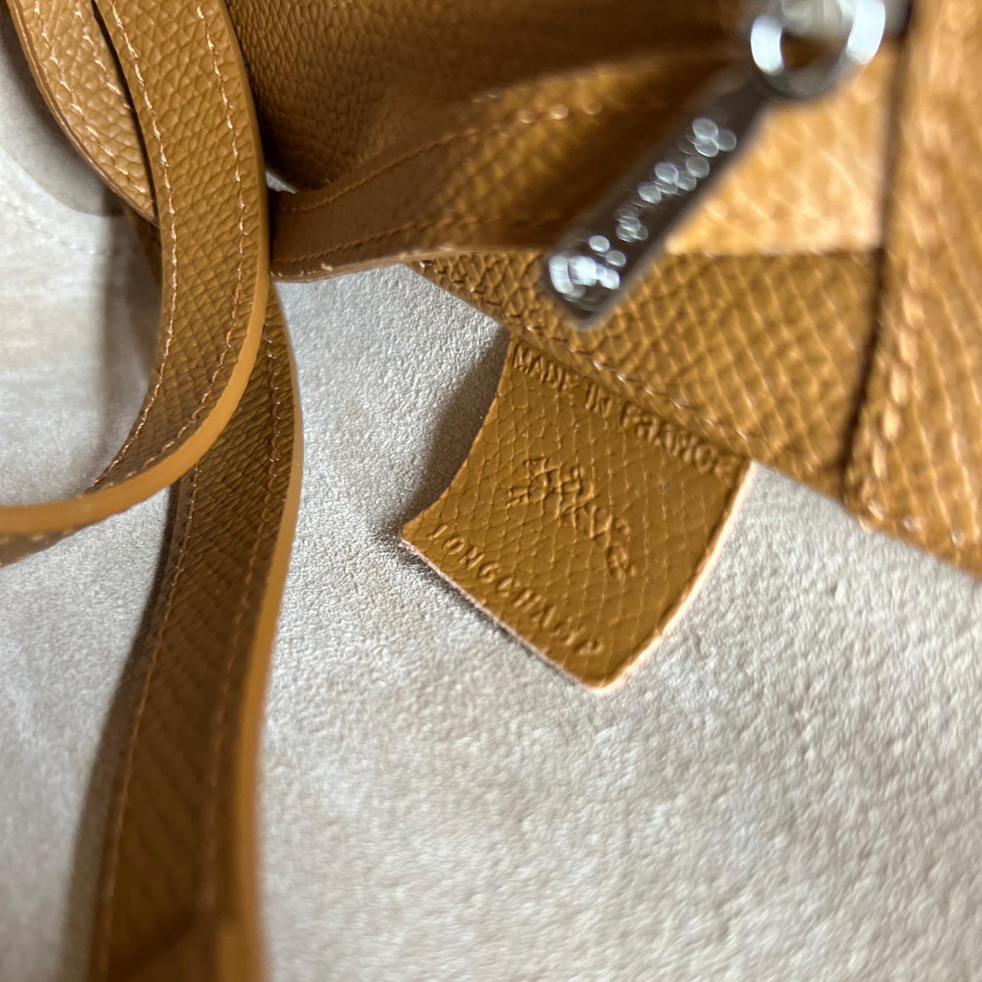 Women's Longchamp Roseau Caramel Beige Handbag