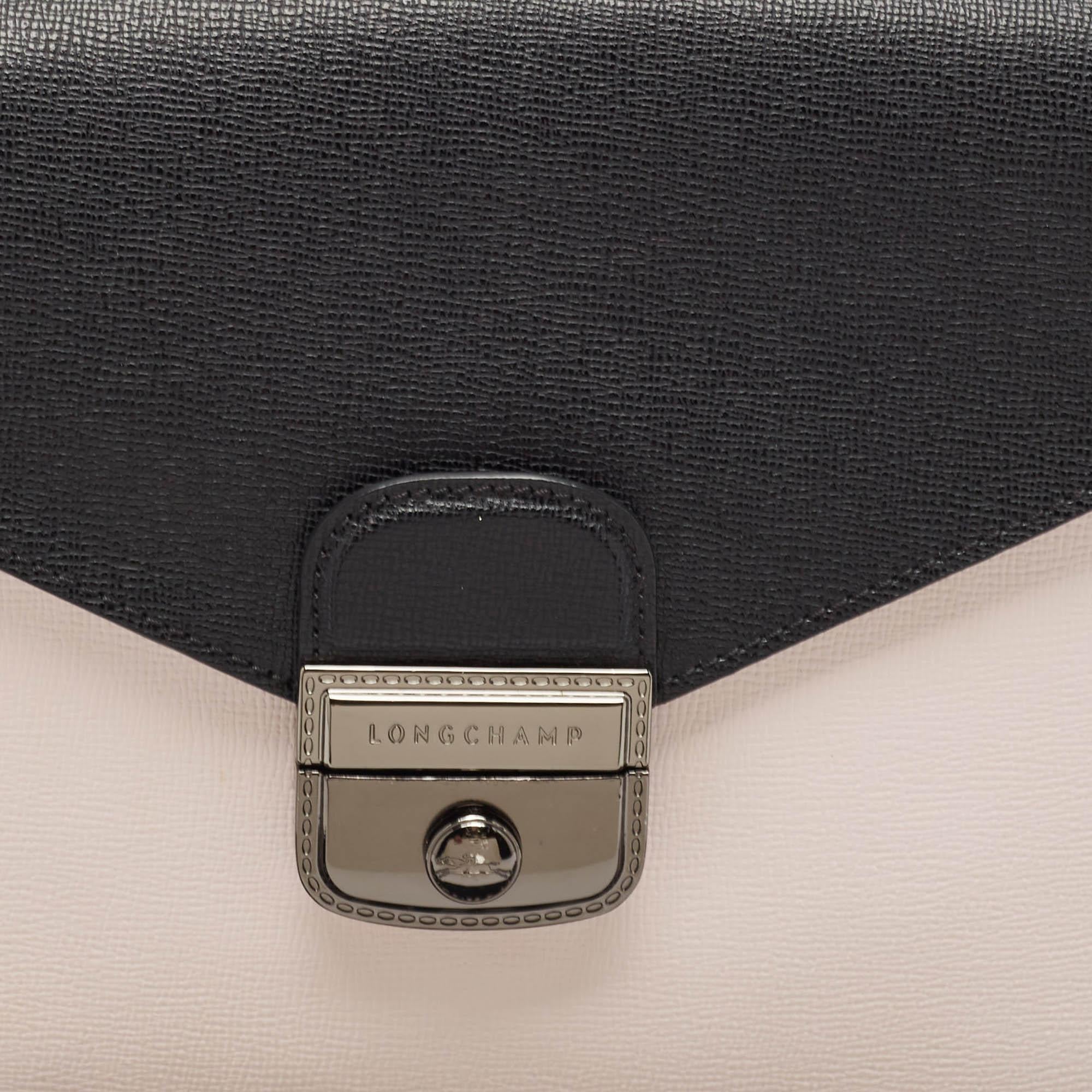 De las mujeres Bolso Longchamp Heritage de piel tricolor Le Pliage