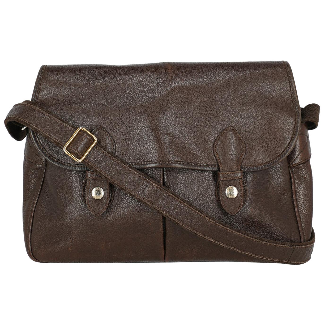 Longchamp Woman Shoulder bag  Brown Leather For Sale