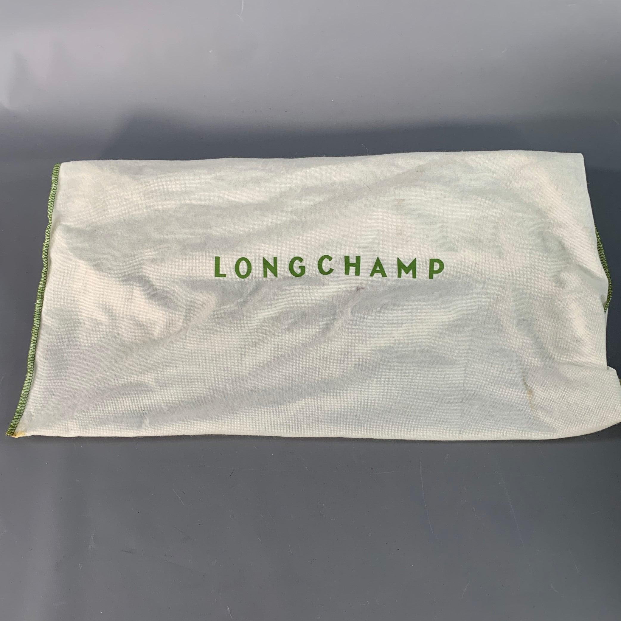 Longchamps x KATE MOSS Borsetta in pelle nera e argento con manici superiori in vendita 3