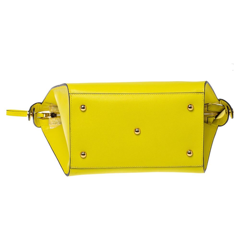 Longchamp Gelbes Leder Le Pliage Heritage Tote 4