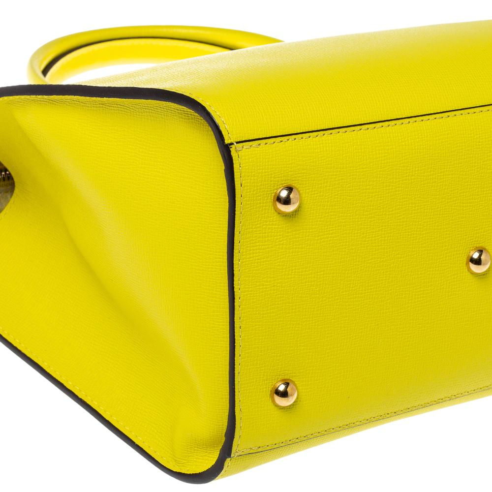 Longchamp Gelbes Leder Le Pliage Heritage Tote 5