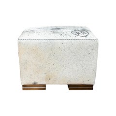 Longhorn Hide Chair and Ottoman