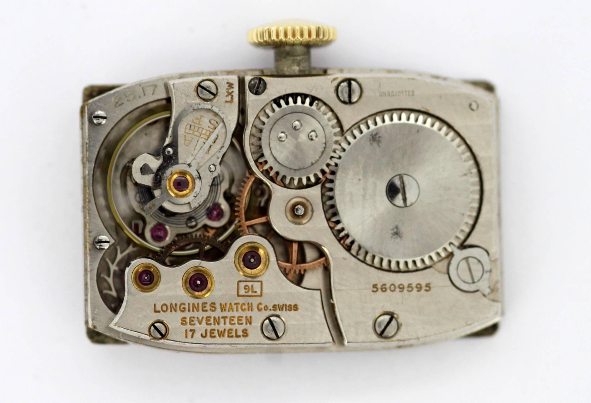 Longines, Vintage 14 Karat Yellow Gold Manual Winding Wristwatch, 1937 6