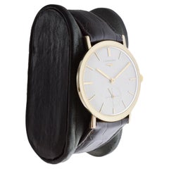 Longines Orologio di metà secolo in oro massiccio 14Kt circa 1960 Modello molto raro