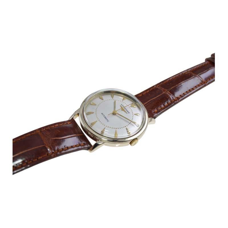 Longines 14Kt. Solid Yellow Gold Automatic circa 1950's Vault Find 1