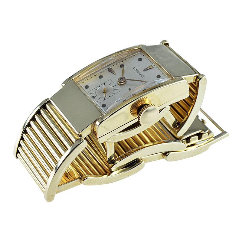 1940s longines gold watch