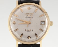 Longines 18k Yellow Gold 5 Star Admiral Automatic Men's Watch w/ Date 46652