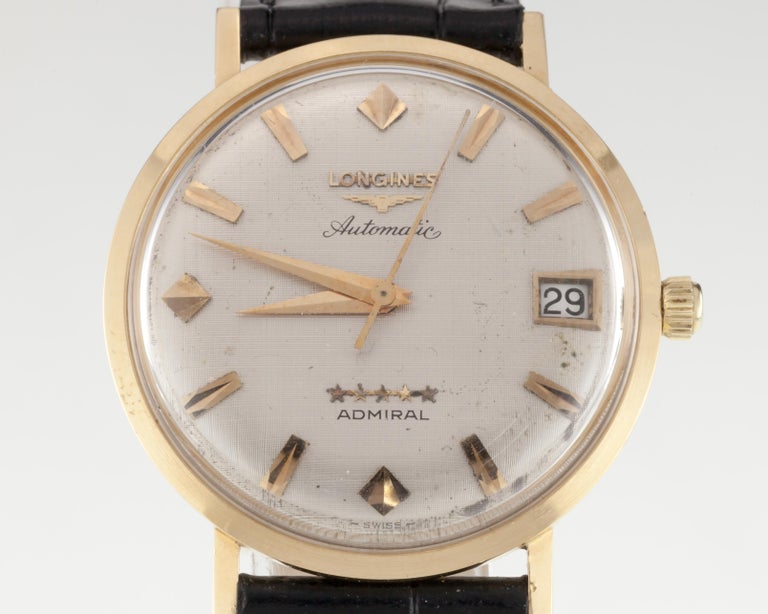 Reloj Longines de oro amarillo de 18 quilates estrellas Admiral