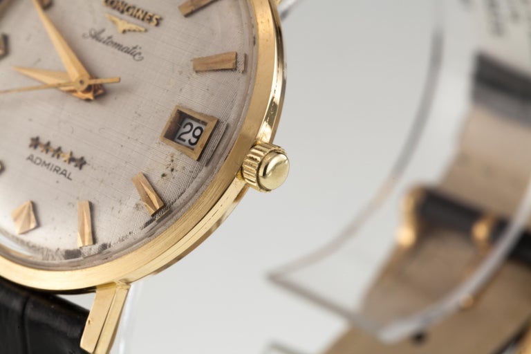 Reloj Longines de oro amarillo de 18 quilates estrellas Admiral