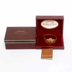 Longines 18 Karat Yellow Gold Wristwatch, circa 1940s