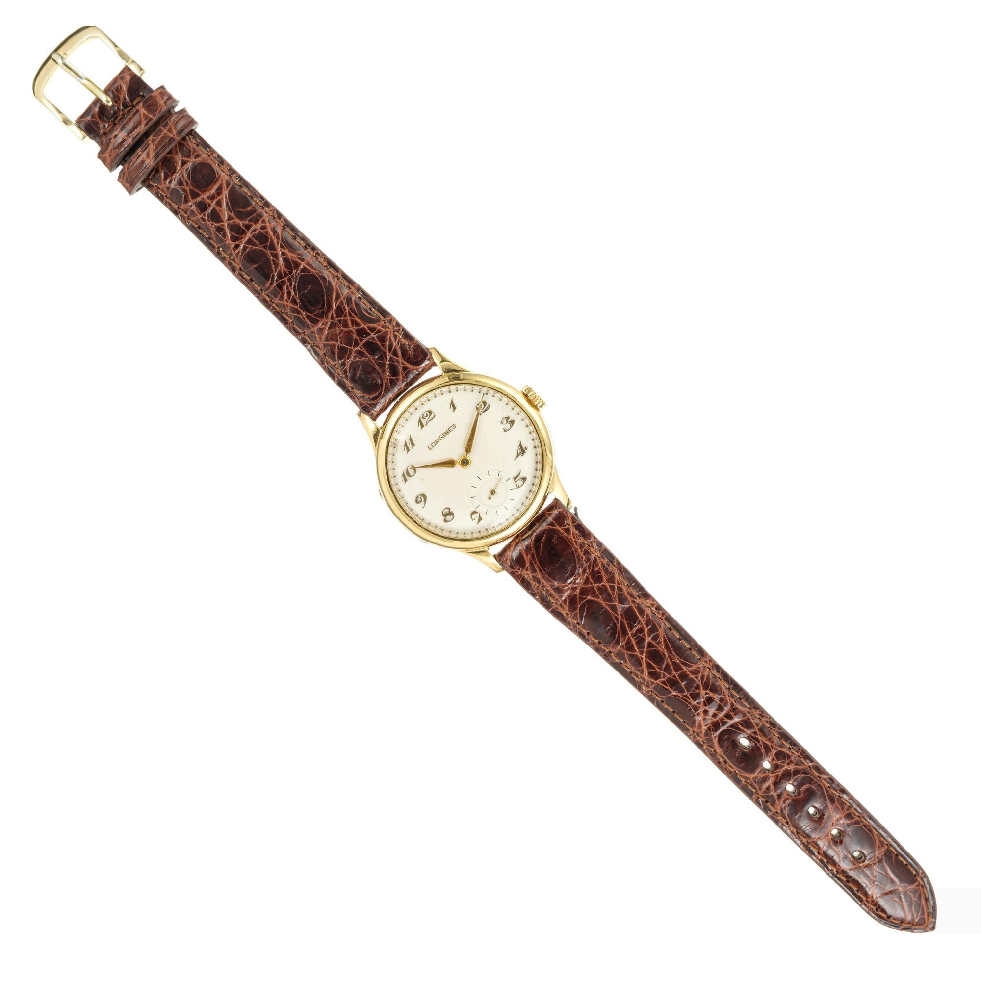 Montre-bracelet Longines 1933 Calibre 13,82 Calatrava en or jaune Unisexe en vente