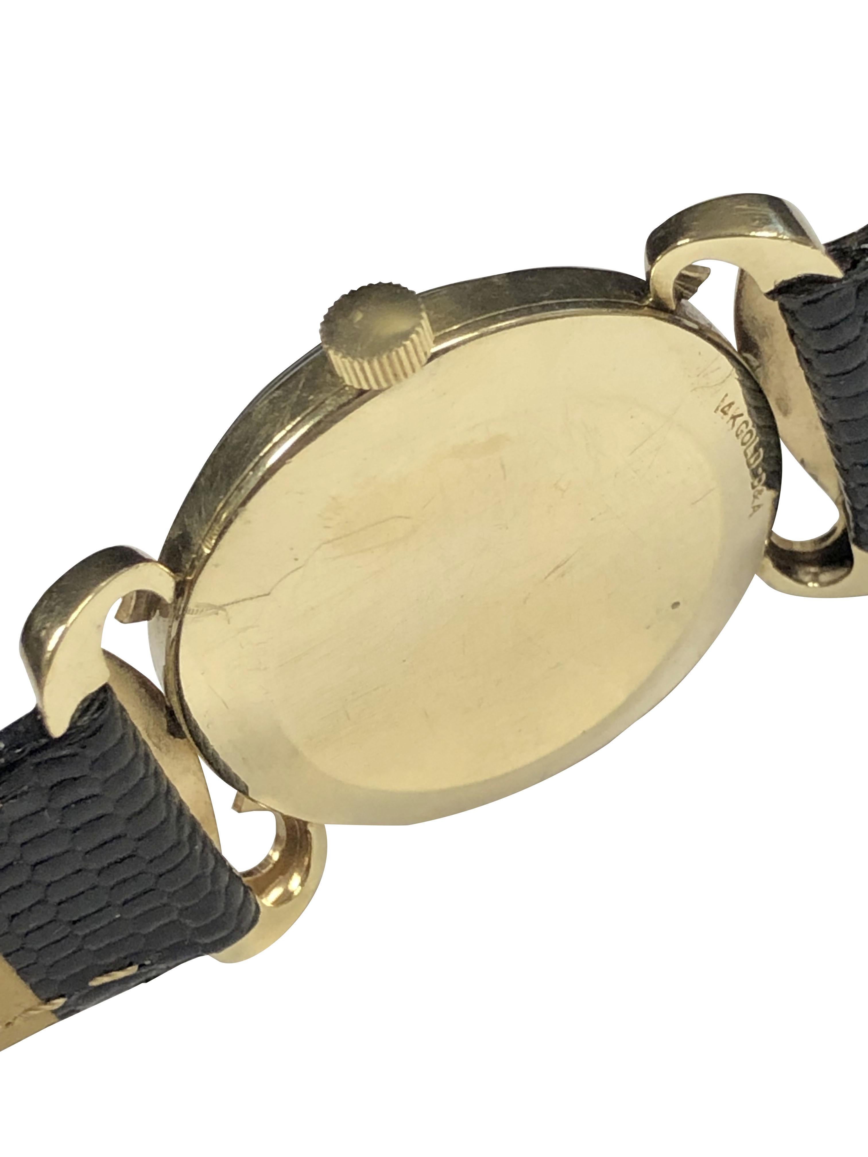 1950s gold watch