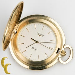 Longines 1984 Limited Edition 14 Karat Gold Olympic Pocket Watch