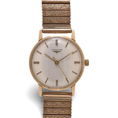 Longines 9KT Gold Manual Wind Wristwatch, 1970s, Box & Papers