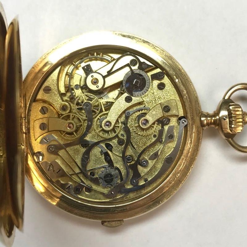 Longines Antique 18 Karat Yellow Gold Chronometer Pocket Watch, circa 1900 3