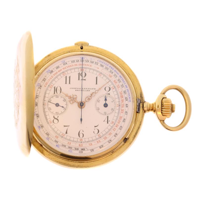 Longines Antique 18 Karat Yellow Gold Chronometer Pocket Watch, circa 1900