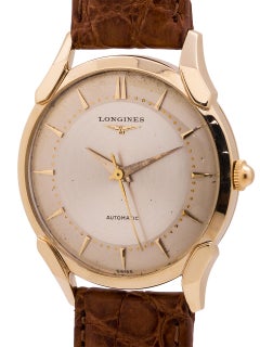 Longines Automatic 14 Karat YG “Bulls Eye”, circa 1950s