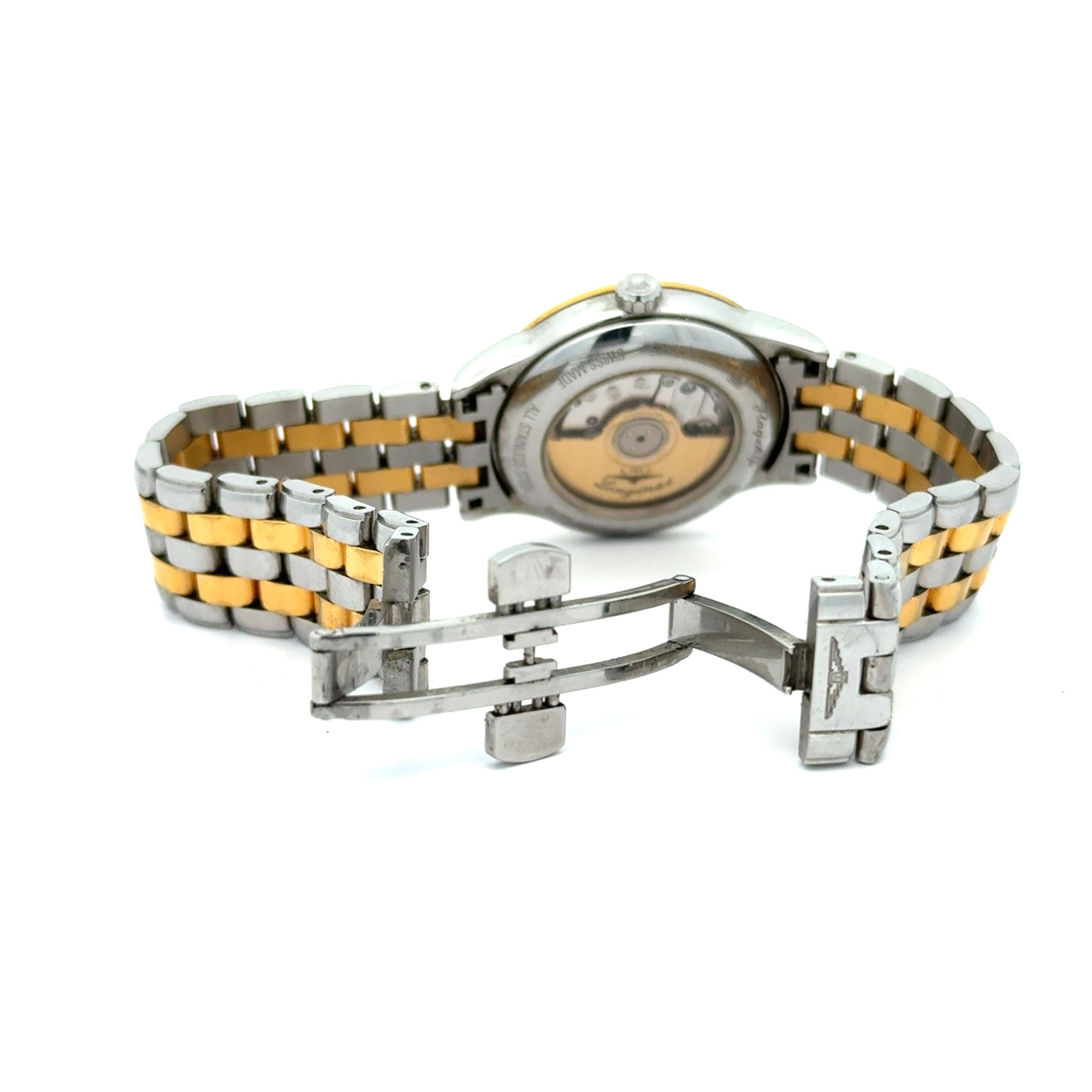 Reloj Longines Automático Flagship Índices Diamante Bicolor 26mm Señora en venta 1