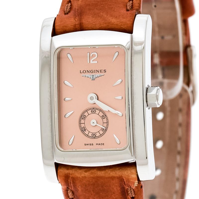 Contemporary Longines Bronze Stainless Steel Dolce Vita L4.155.4 Women's Wristwatch 20 mm