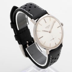 Longines Calatrava 'jumbo' 8048. 35mm Stainless Steel Case, Baton Indices, c1960