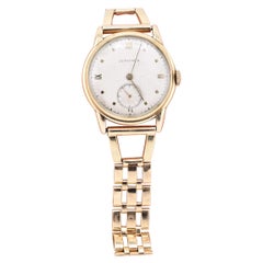 LONGINES Calatrava Vintage Watch 1940s Made With 14K Yellow Gold