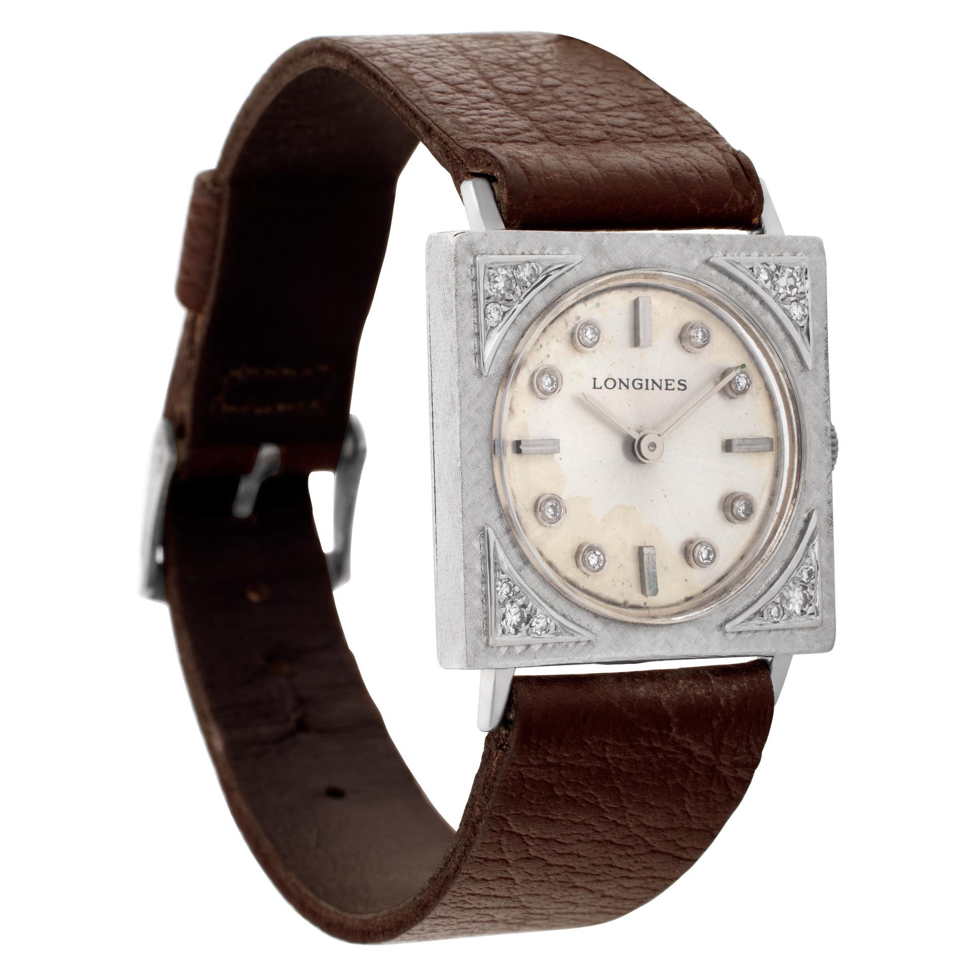 vintage longines diamond watch
