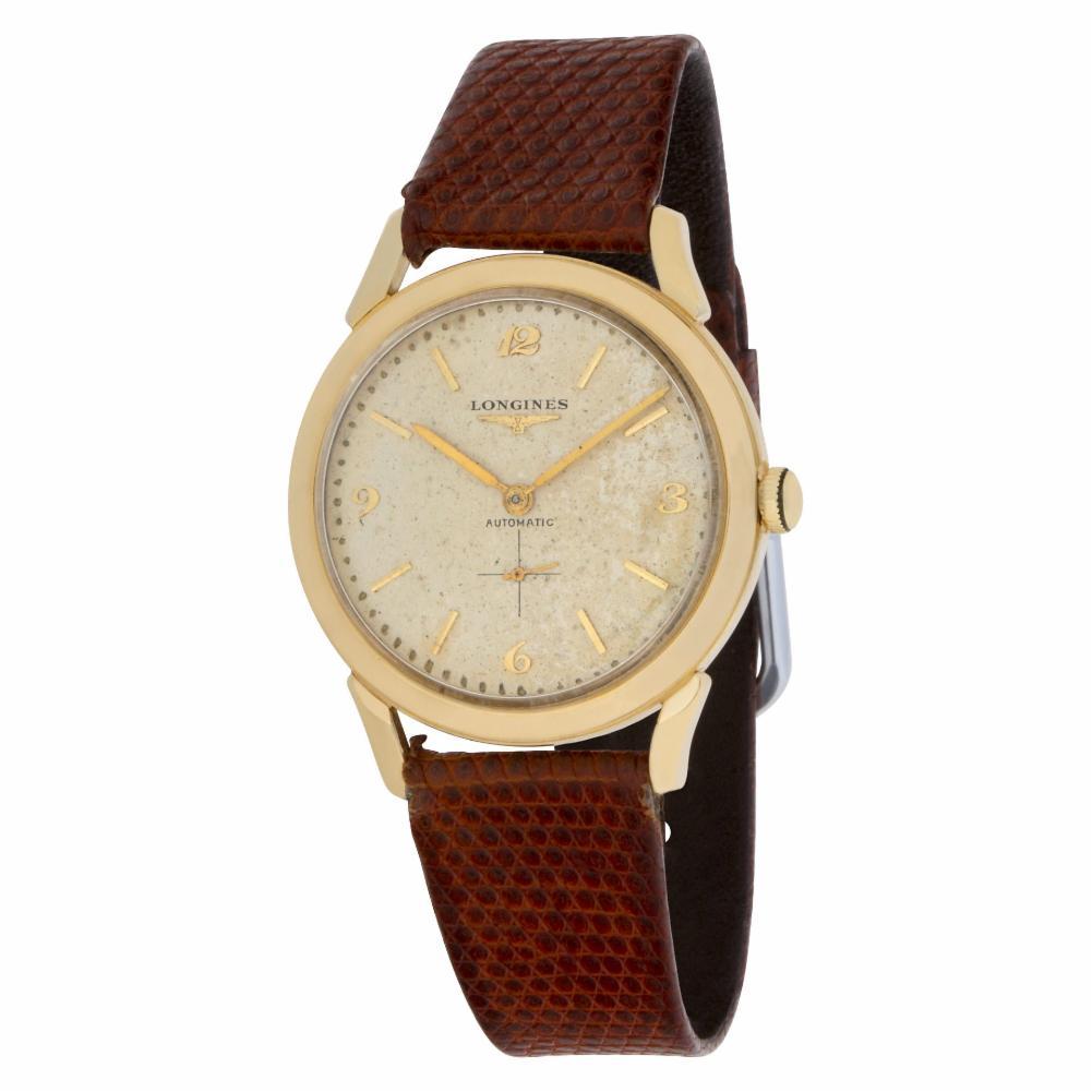 Longines Classic Reference #: L127. Mens Automatic Self Wind Watch Yellow Gold Gold 35 MM. Verified and Certified by WatchFacts. 1 year warranty offered by WatchFacts.




