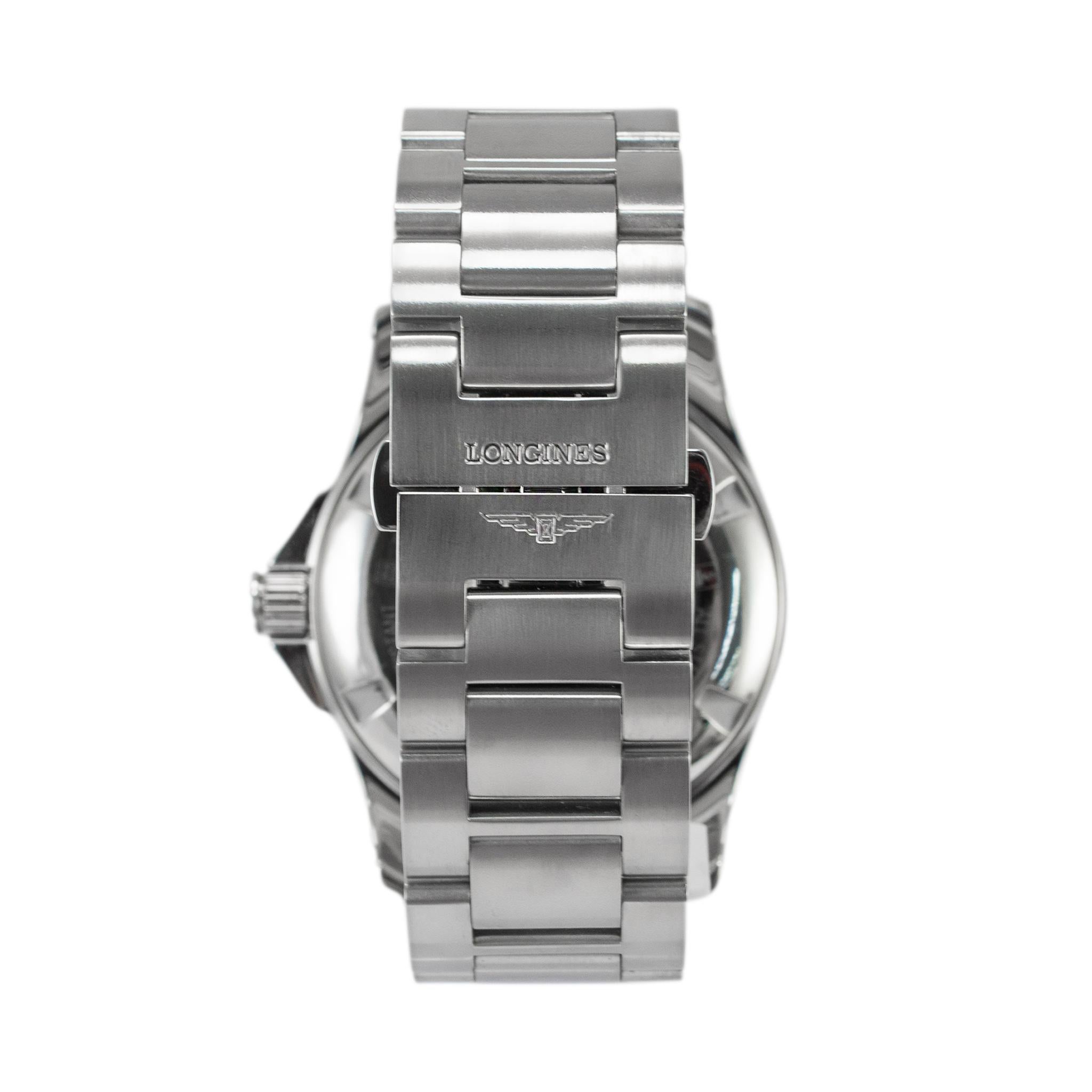 Reloj Longines Conquest 41MM L3.759.4 Esfera azul 300M Cuarzo Acero inoxidable en venta 1