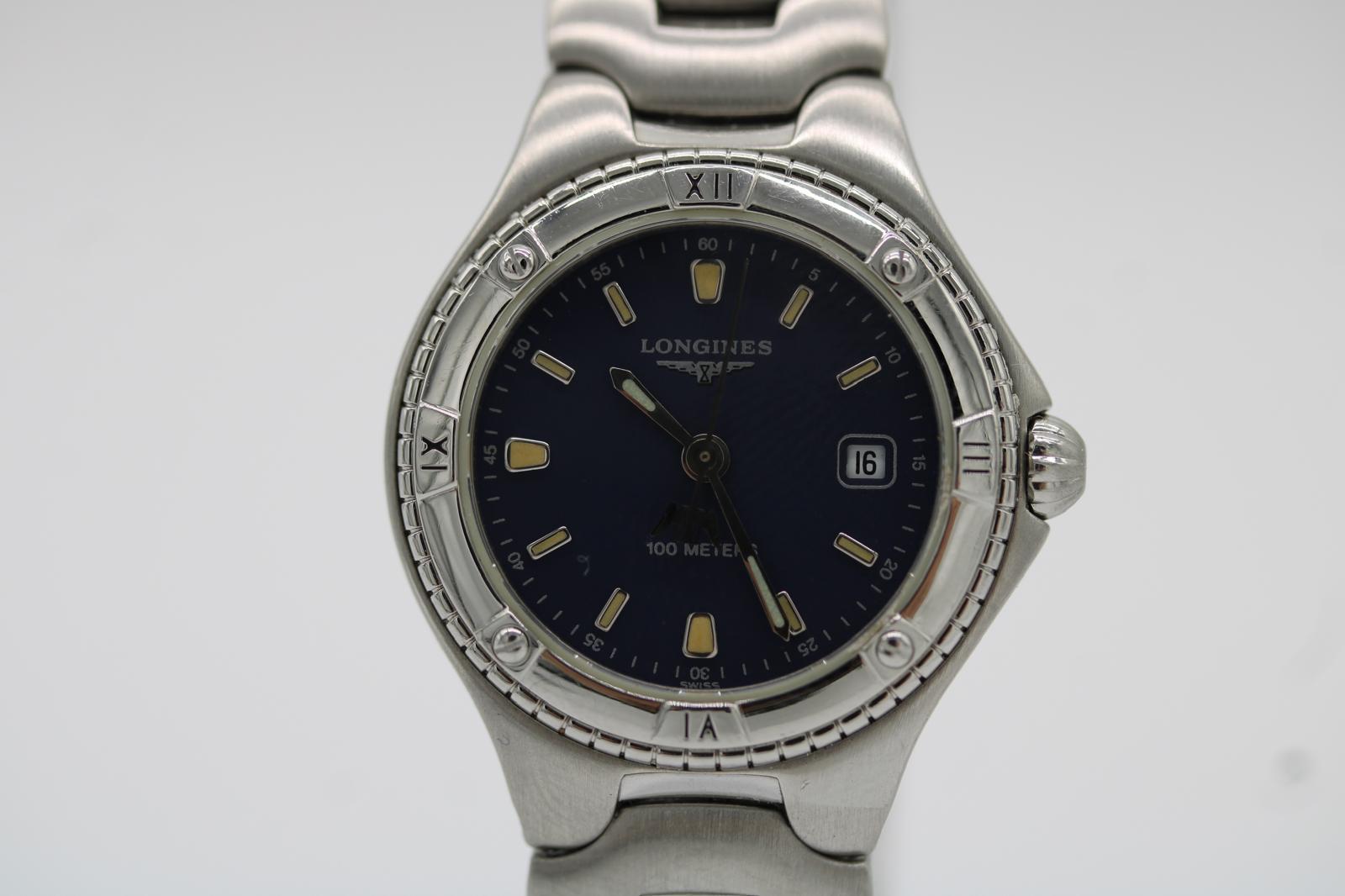 Longines Condit - Quadrante blu - 28mm - Ottime condizioni - Batteria fresca In condizioni buone in vendita a London, GB