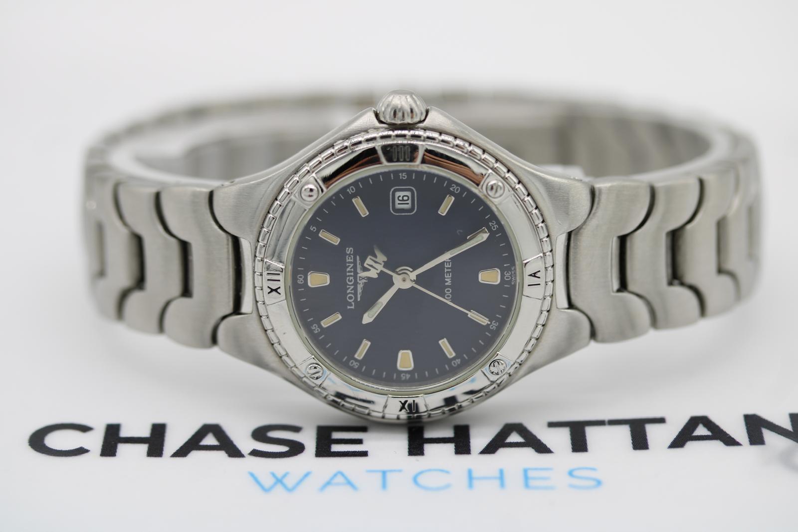 Longines Condit - Quadrante blu - 28mm - Ottime condizioni - Batteria fresca in vendita 3