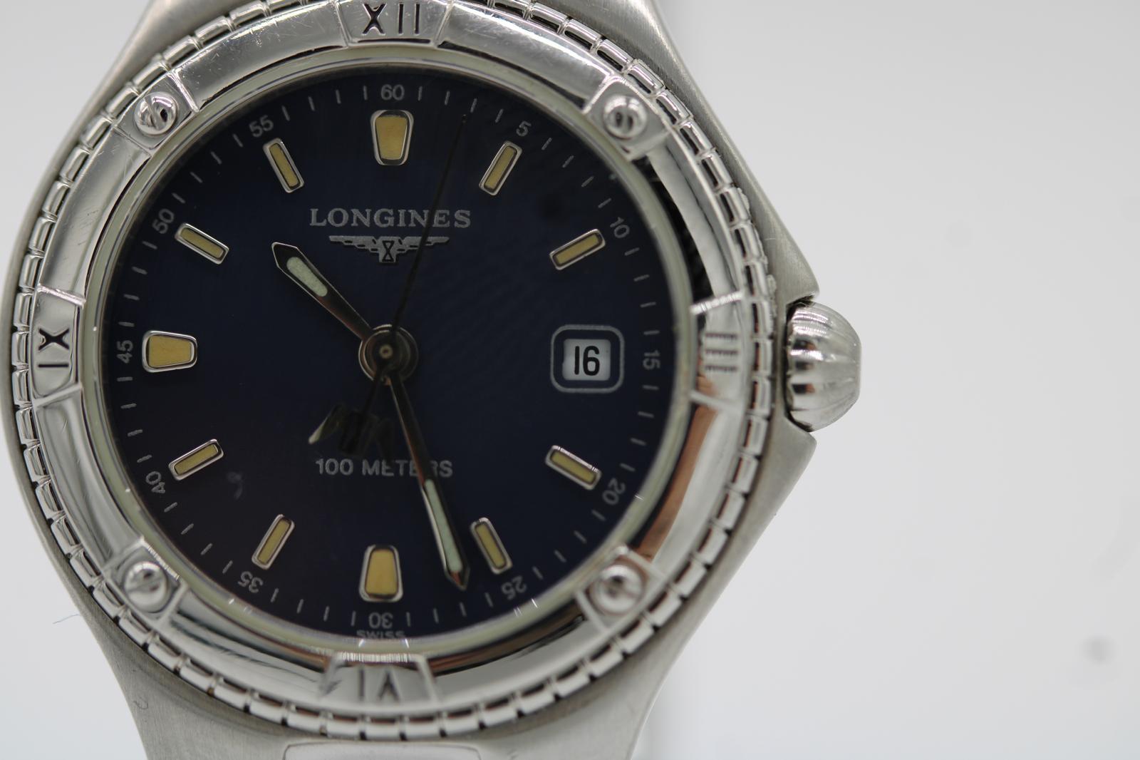 Longines Condit - Quadrante blu - 28mm - Ottime condizioni - Batteria fresca in vendita 4